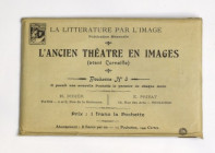 Francja, zestaw pocztówek w pamiątkowej kopertce, początek XX w.