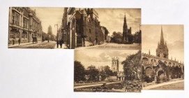 Oxford, Zestaw pocztówek, z początku XX w.