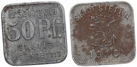 50 fenig 1919, Stettin