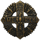 II RP, miniatura Krzyża Żołnierzy Polskich z Ameryki