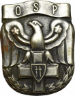 PRL, Odznaka absolwencka wz.1947 Oficerska Szkoła Piechoty, Wrocław - kontra OSBP