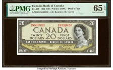 Canada Bank of Canada $20 1954 BC-33b "Devil's Face" PMG Gem Uncirculated 65 EPQ. 

HID09801242017

© 2022 Heritage Auctions | All Rights Reserved
