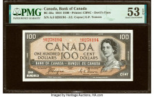 Canada Bank of Canada $100 1954 BC-35a "Devil's Face" PMG About Uncirculated 53 EPQ. 

HID09801242017

© 2022 Heritage Auctions | All Rights Reserved