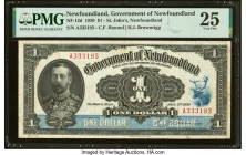 Canada Government of Newfoundland $1 2.1.1920 Pick Newfoundland A14 NF-12d PMG Very Fine 25. 

HID09801242017

© 2022 Heritage Auctions | All Rights R...