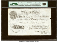 Great Britain Bank of England 20 Pounds 7.6.1937 Pick 337Ba "Operation Bernhard" PMG Very Fine 30. Paper maker's notch. 

HID09801242017

© 2022 Herit...