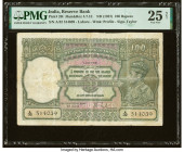 India Reserve Bank of India 100 Rupees ND (1937) Pick 20l Jhun4.7.1E PMG Very Fine 25 Net. Tape repairs are noted. 

HID09801242017

© 2022 Heritage A...