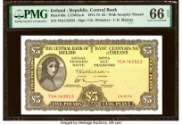 Ireland - Republic Central Bank of Ireland 5 Pounds 26.5.1974 Pick 65c PMG Gem Uncirculated 66 EPQ. 

HID09801242017

© 2022 Heritage Auctions | All R...