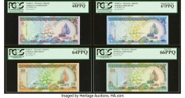 Maldives and Trinidad & Tobago Group Lot of 8 Examples. Maldives Monetary Authority 5; 10; 50; 100; 500 Rufiyaa 27.4.1998; 2006; 2008; 2000; 5.10.2015...