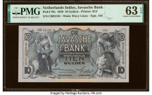 Netherlands Indies Javasche Bank 10 Gulden 1.8.1939 Pick 79c PMG Choice Uncirculated 63 EPQ. 

HID09801242017

© 2022 Heritage Auctions | All Rights R...