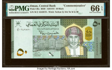 Oman Central Bank of Oman 50 Rials 2020 Pick 49a Commemorative PMG Gem Uncirculated 66 EPQ. 

HID09801242017

© 2022 Heritage Auctions | All Rights Re...