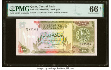 Qatar Qatar Central Bank 100 Riyals ND (1996) Pick 18 PMG Gem Uncirculated 66 EPQ. 

HID09801242017

© 2022 Heritage Auctions | All Rights Reserved