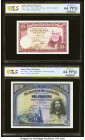 Spain Banco de Espana 1000; 50 Pesetas 15.8.1928; 31.12.1951 Pick 78a; 141a Two Examples PCGS Banknote Choice UNC 64 PPQ (2). 

HID09801242017

© 2022...