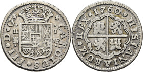 Madrid. 1 real. 1760. JP