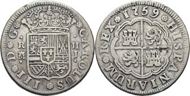 Madrid. 2 reales. 1759. J