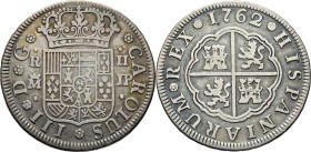 Madrid. 2 reales. 1762. JP