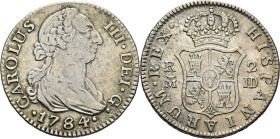 Madrid. 2 reales. 1784. JD