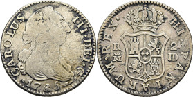 Madrid. 2 reales. 1785. JD
