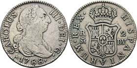 Madrid. 2 reales. 1788. DV