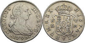 Madrid. 4 reales. 1779. PJ. Atractivo