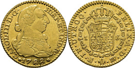 Madrid. 1 escudo. 1788. DV. Tono
