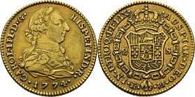 Madrid. 2 escudos. 1774. PJ