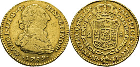 Nuevo Reino, Santa Fe de. 2 escudos. 1789. JJ. Tono