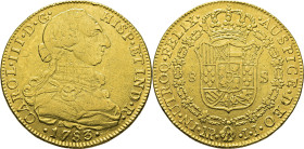 Nuevo Reino, Santa Fe de. 8 escudos. 1783. JJ
