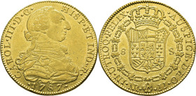 Nuevo Reino, Santa Fe de. 8 escudos. 1787. Atractivo