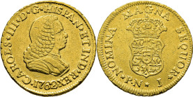 Popayán. 1 escudo. 1762Casi EBC-. Magnífico. Rara