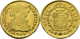Popayán. 1 escudo. 1783. SF. EBC-. Atractivo
