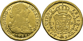 Popayán. 1 escudo. 1788. SF. EBC-/EBC. Atractivo. Muy escasa
