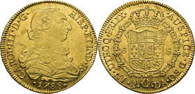 Santiago. 8 escudos. 1788. DA. EBC+/SC-. Atractivo. Escasa