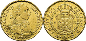 Sevilla. 1 escudo. 1773. CF. Atractivo