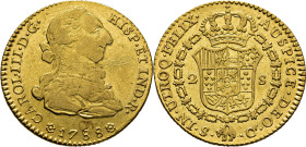 Sevilla. 2 escudos. 1788. C. Tono