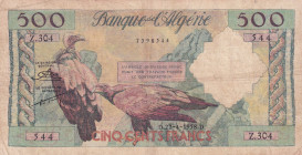 Algeria, 500 Francs, 1958, VF, p117
VF
There are pinholes and spots.
Estimate: USD 300 - 600