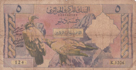 Algeria, 5 Dinars, 1964, FINE, p122a
FINE
Split, rips and stains
Estimate: USD 30 - 60