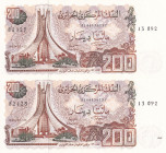 Algeria, 200 Dinars, 1983, UNC, p135, (Total 2 consecutive banknotes)
UNC
Estimate: USD 20 - 40