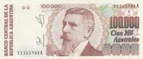 Argentina, 100.000 Australes, 1990, XF, p336
XF
Estimate: USD 20 - 40