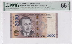 Armenia, 2.000 Dram, 2018, UNC, p62a
UNC
PMG 66 EPQ
Estimate: USD 30 - 60