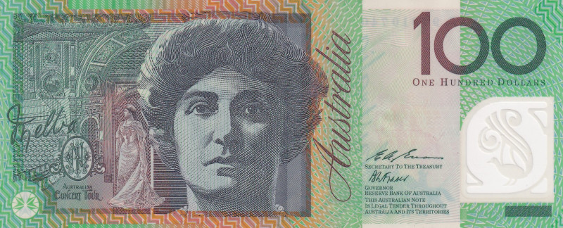 Australia, 100 Dollars, 1996, AUNC(+), p55a
AUNC(+)
Polymer
Estimate: USD 50 ...