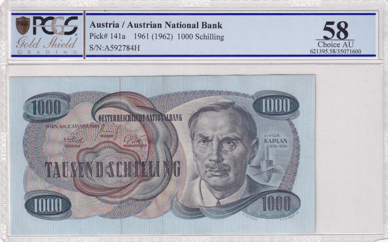 Austria, 1.000 Schilling, 1962, AUNC, p141a
AUNC
PCGS 58
Estimate: USD 250 - ...