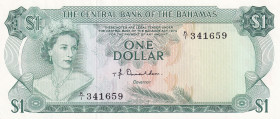 Bahamas, 1 Dollar, 1974, UNC, p35a
UNC
Queen Elizabeth II Portrait
Estimate: USD 30 - 60