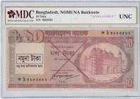 Bangladesh, 10 Taka, UNC, 
UNC
MDC UNCNomuna Banknote
Estimate: USD 100 - 200