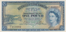 Bermuda, 1 Pound, 1957, XF, p20b
XF
Queen Elizabeth II Portrait
Estimate: USD 250 - 500