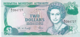 Bermuda, 2 Dollars, 1997, UNC, p40Ab
UNC
Queen Elizabeth II Portrait
Estimate: USD 20 - 40