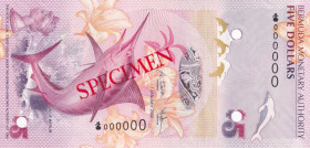 Bermuda, 5 Dollars, 2009, UNC, p58s, SPECIMEN
UNC
Estimate: USD 40 - 80