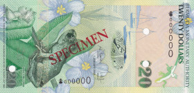 Bermuda, 20 Dollars, 2009, UNC, p60s, SPECIMEN
UNC
Estimate: USD 60 - 120