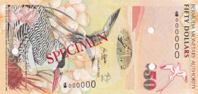 Bermuda, 50 Dollars, 2009, UNC, p61s, SPECIMEN
UNC
Estimate: USD 75 - 150