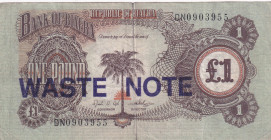 Biafra, 1 Pound, 1969, VF(-), p5a
VF(-)
split and pinhole
Estimate: USD 25 - 50