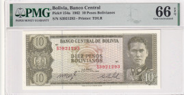Bolivia, 10 Pesos, 1962, UNC, p154a
UNC
PMG 66 EPQ
Estimate: USD 60 - 120